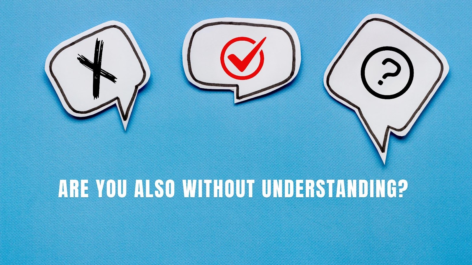 Featured image for “Are You Also Without Understanding?”